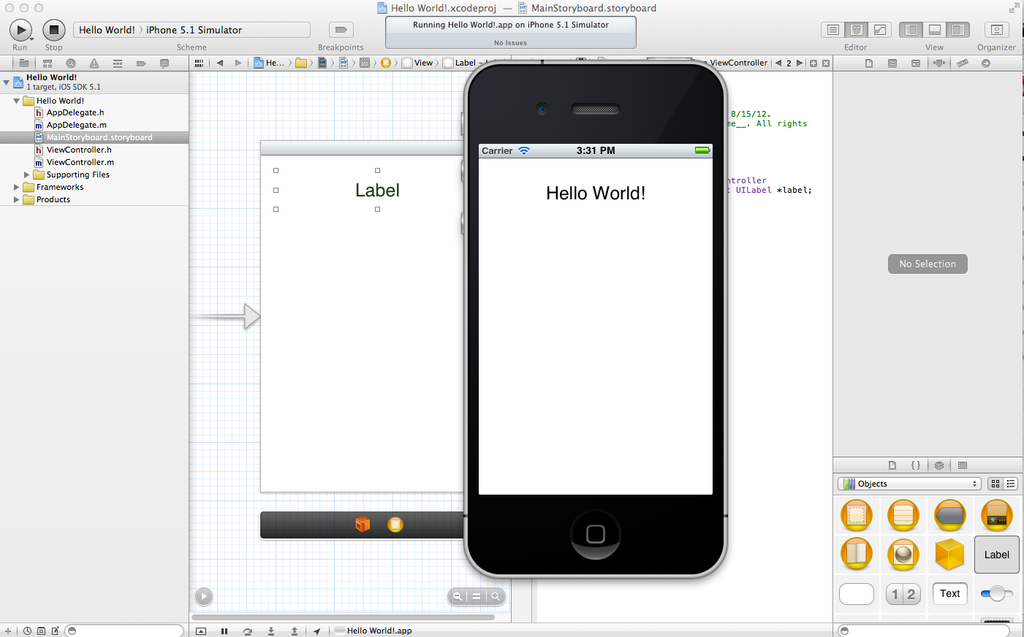 Creating Your First IOS App