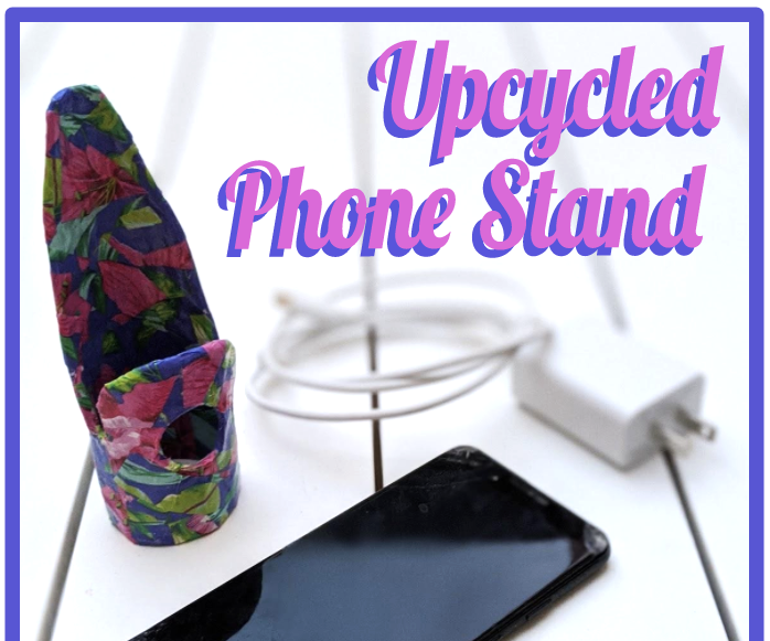 Tiny Upcycled Smartphone Stand 