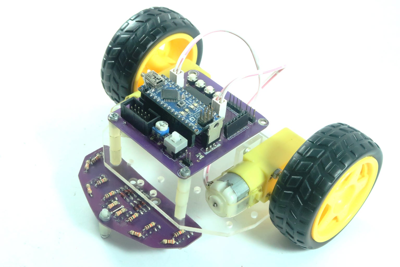 Line Follower Basic Using Arduino Nano : 5 Steps - Instructables