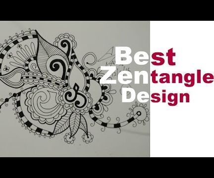 How to Draw Best Zentangle Design