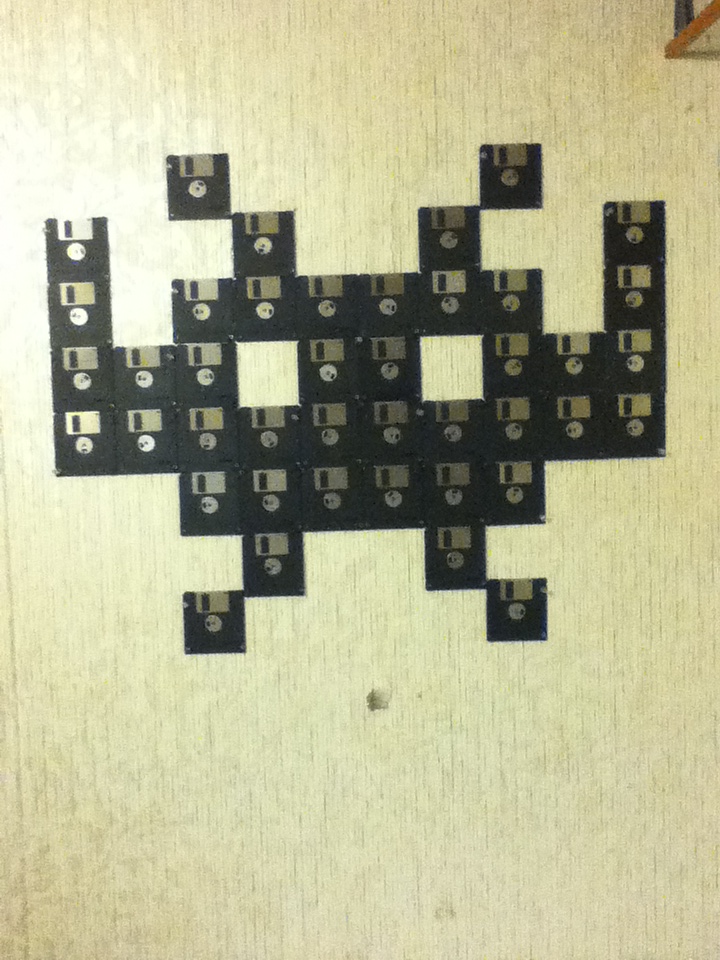 Floppy Disc Space Invader