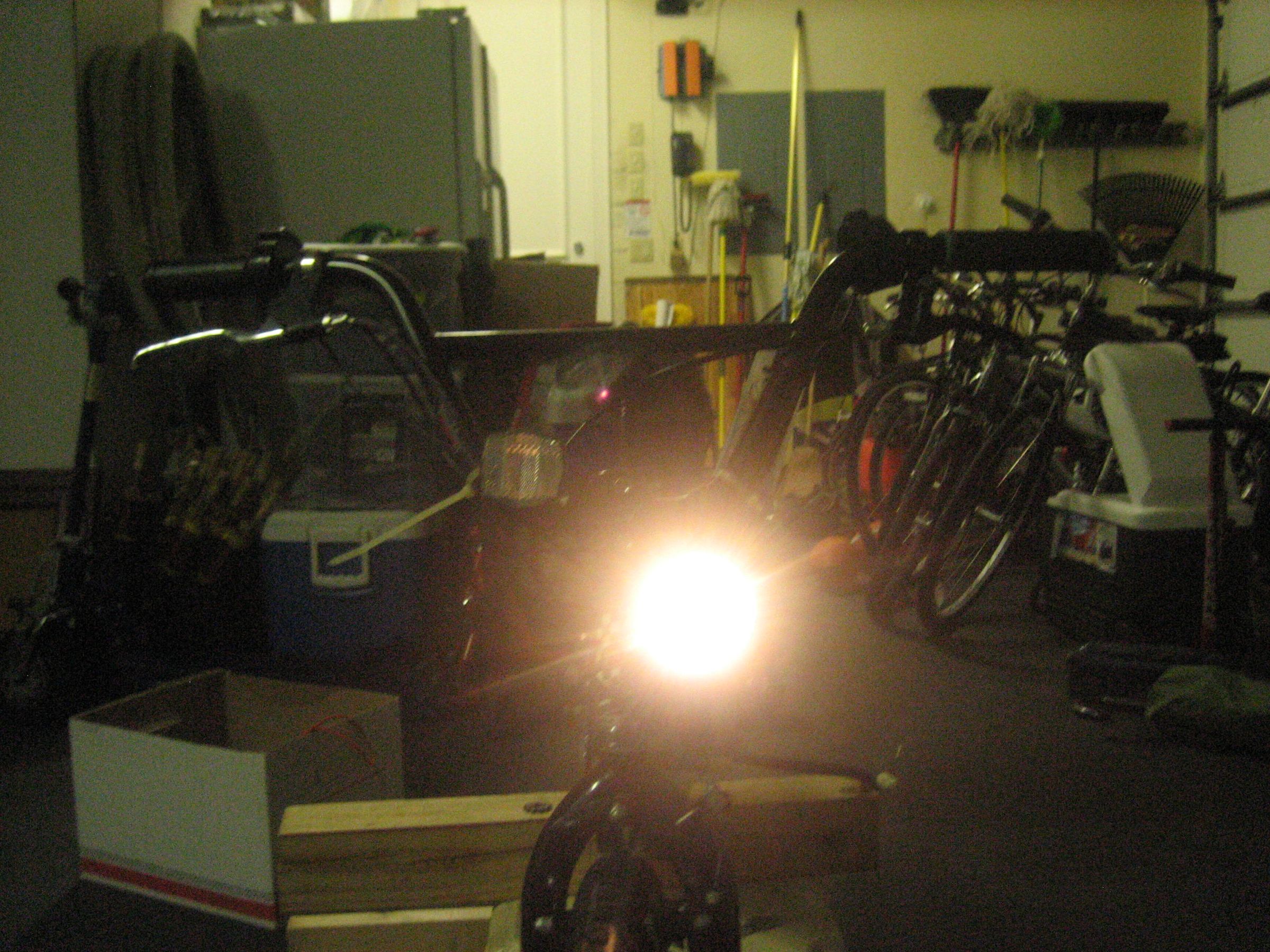 Recycled cycle light
