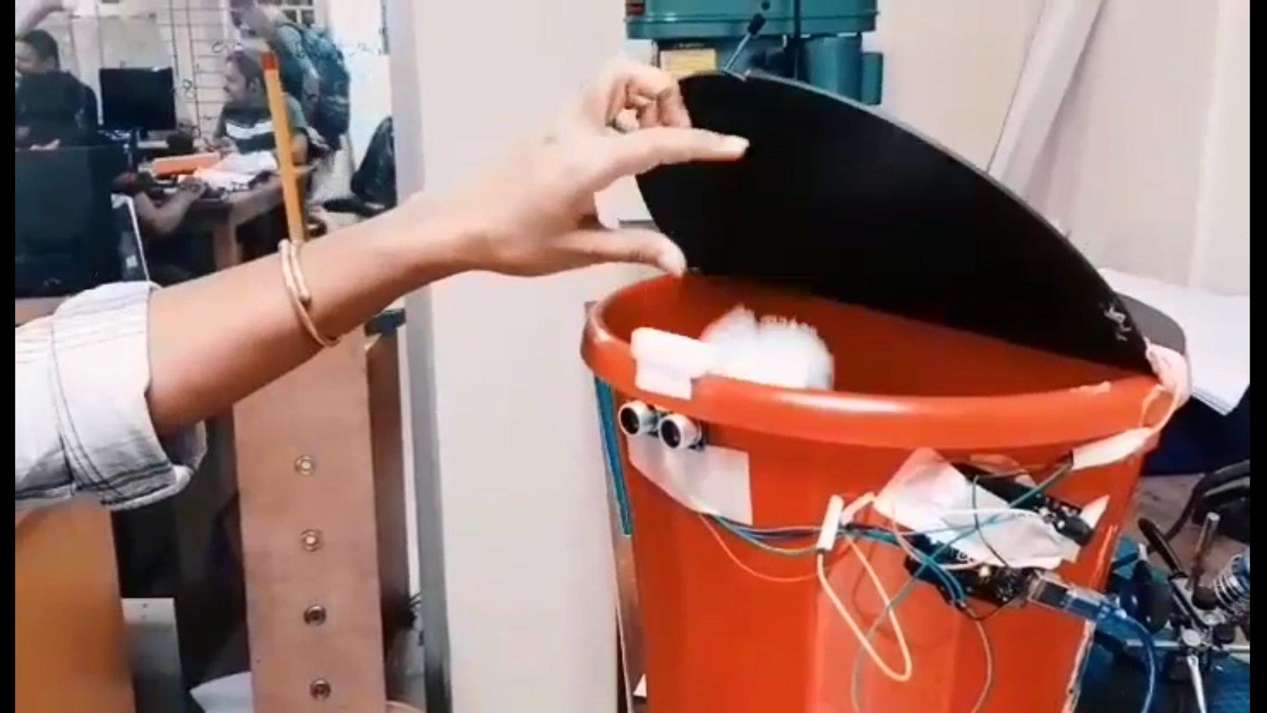 Robo Waste Collector | Smart Bin by Arduino|IGNITERS MINDS : 8 Steps ...