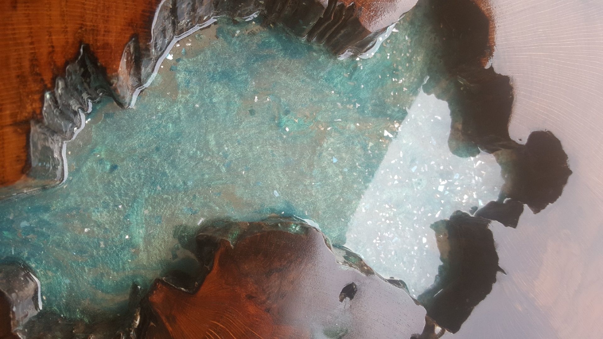 Live Edge Resin Table. How to Transform Reclaimed Live Edge Into a