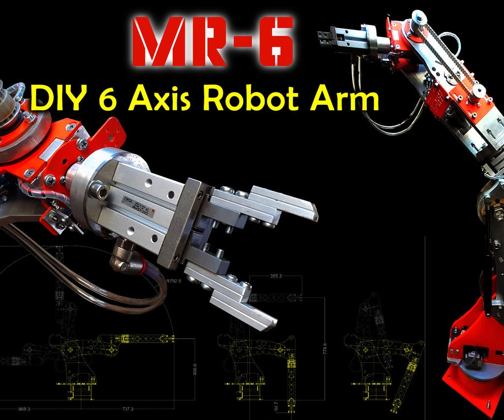 DIY Robot Arm 6 Axis (with Stepper Motors): 9 Steps (with Pictures)