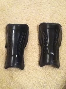 Spray Painting the Shin Guards