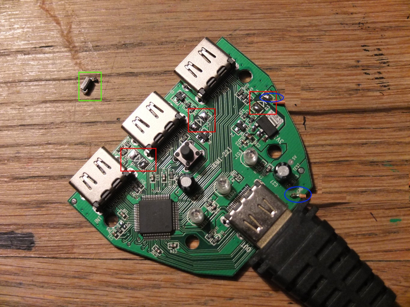 Remove the Power Supply Diodes From the Switcher PCB