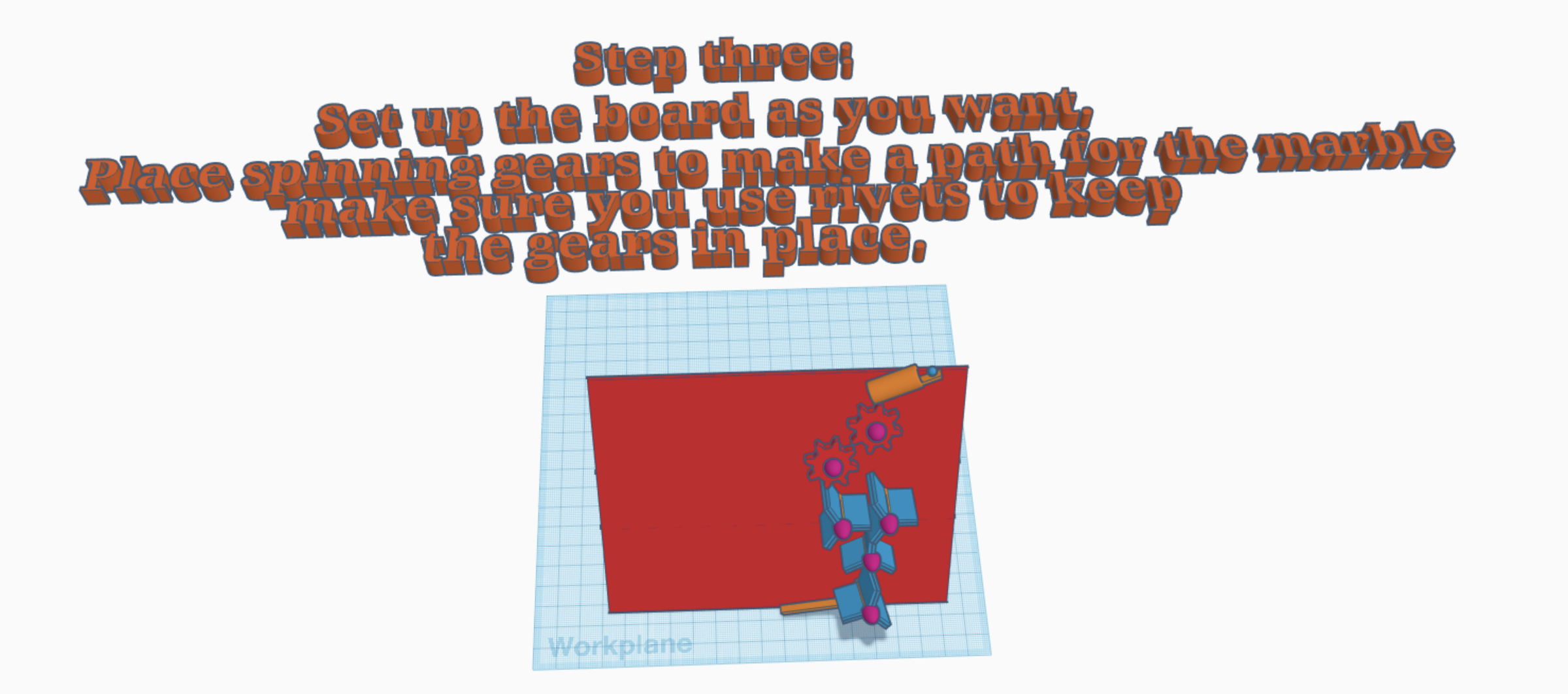 Marble Run Tinkercad 4 Steps Instructables