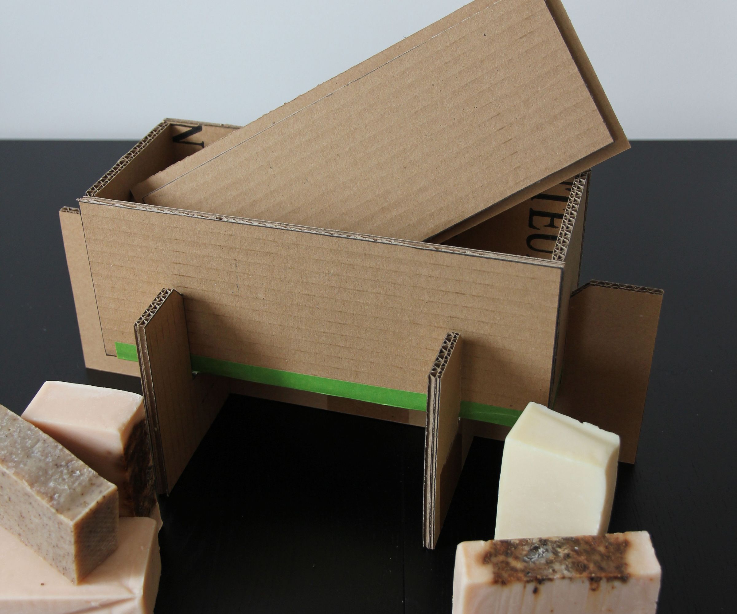 Cardboard Soap Mold With Lid and Base