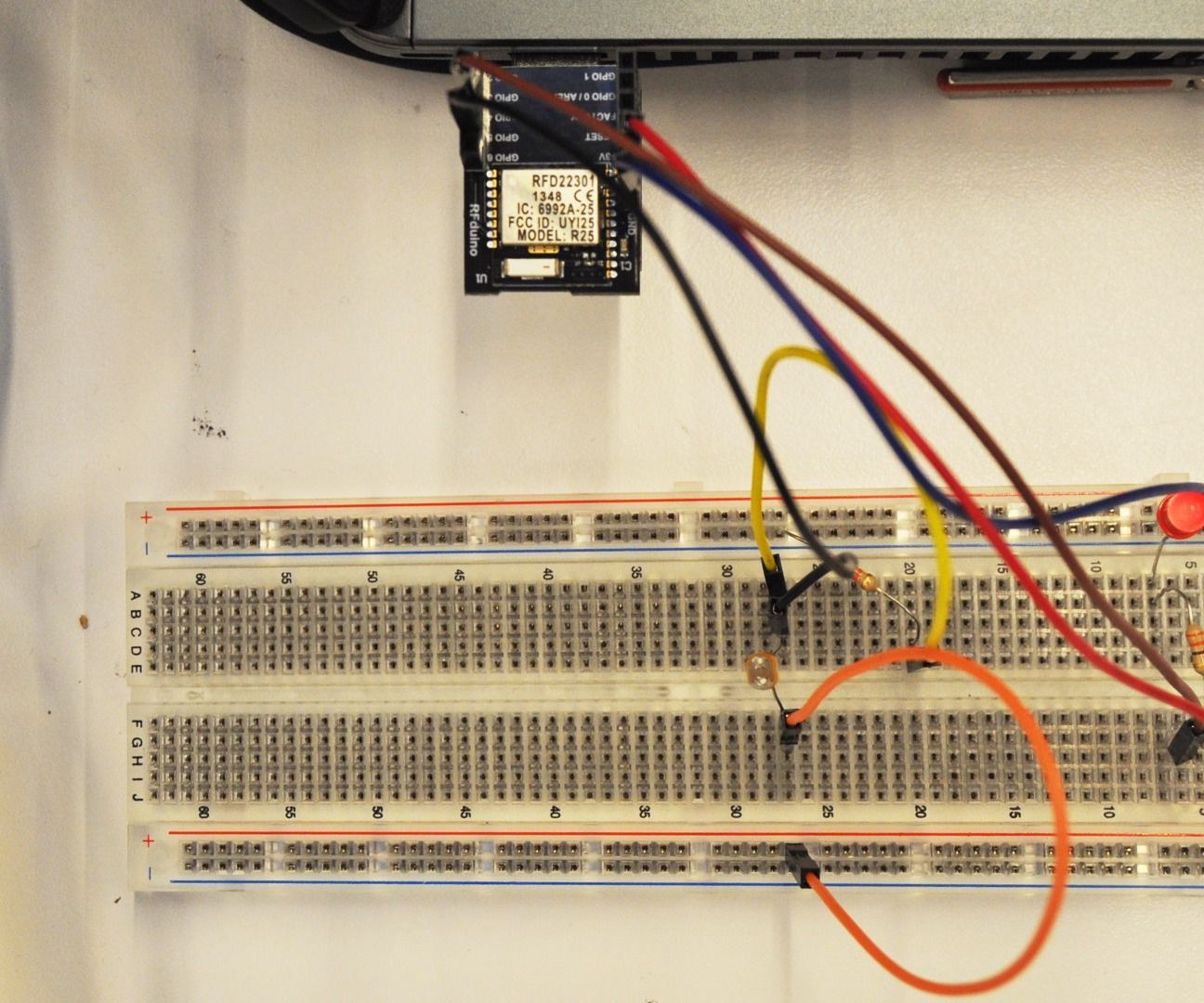 Bluetooth Controlled LED With Analogue LDR Input for TfCD