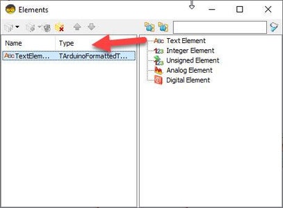 In Visuino Set Components