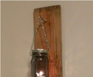 Mason Jar Candle Holder