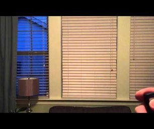 Remote Control Blinds for $20