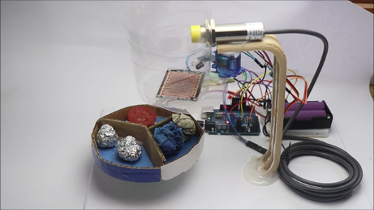 Automatic Dry Wet and Metal Waste Segregation Project Using Arduino : 6 ...