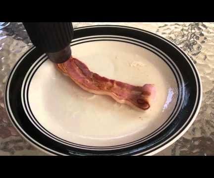 Heat Gun Cooking- Bacon