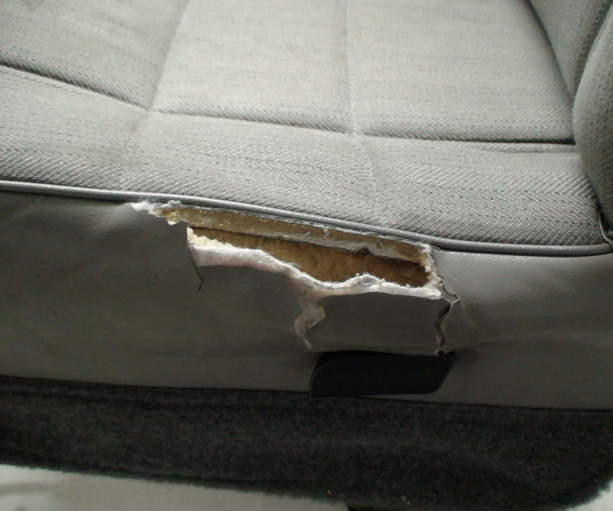 Automotive Seat Repair 3 Steps Instructables Automotive Seat Repair 3 Steps Instructables