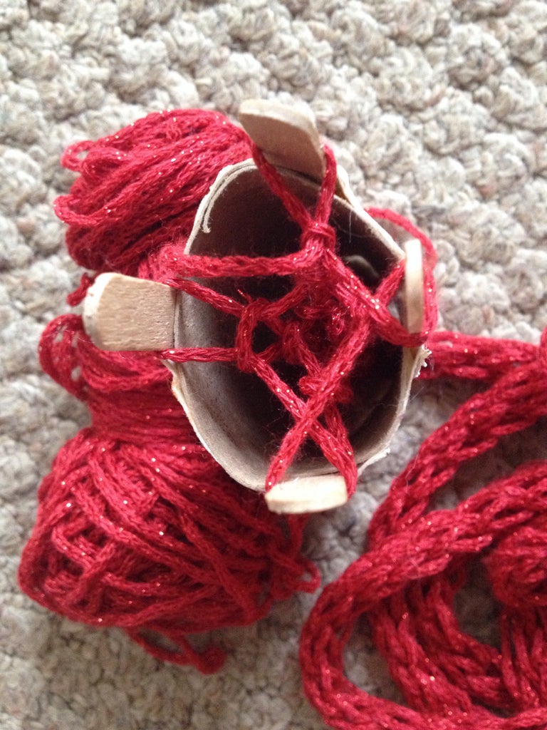 Awesome Finger Knitting Tube 6 Steps Instructables