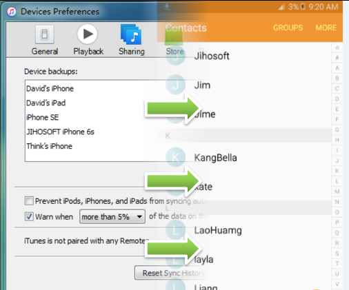 How to Extract IPhone Contacts From ITunes Backup to Andorid