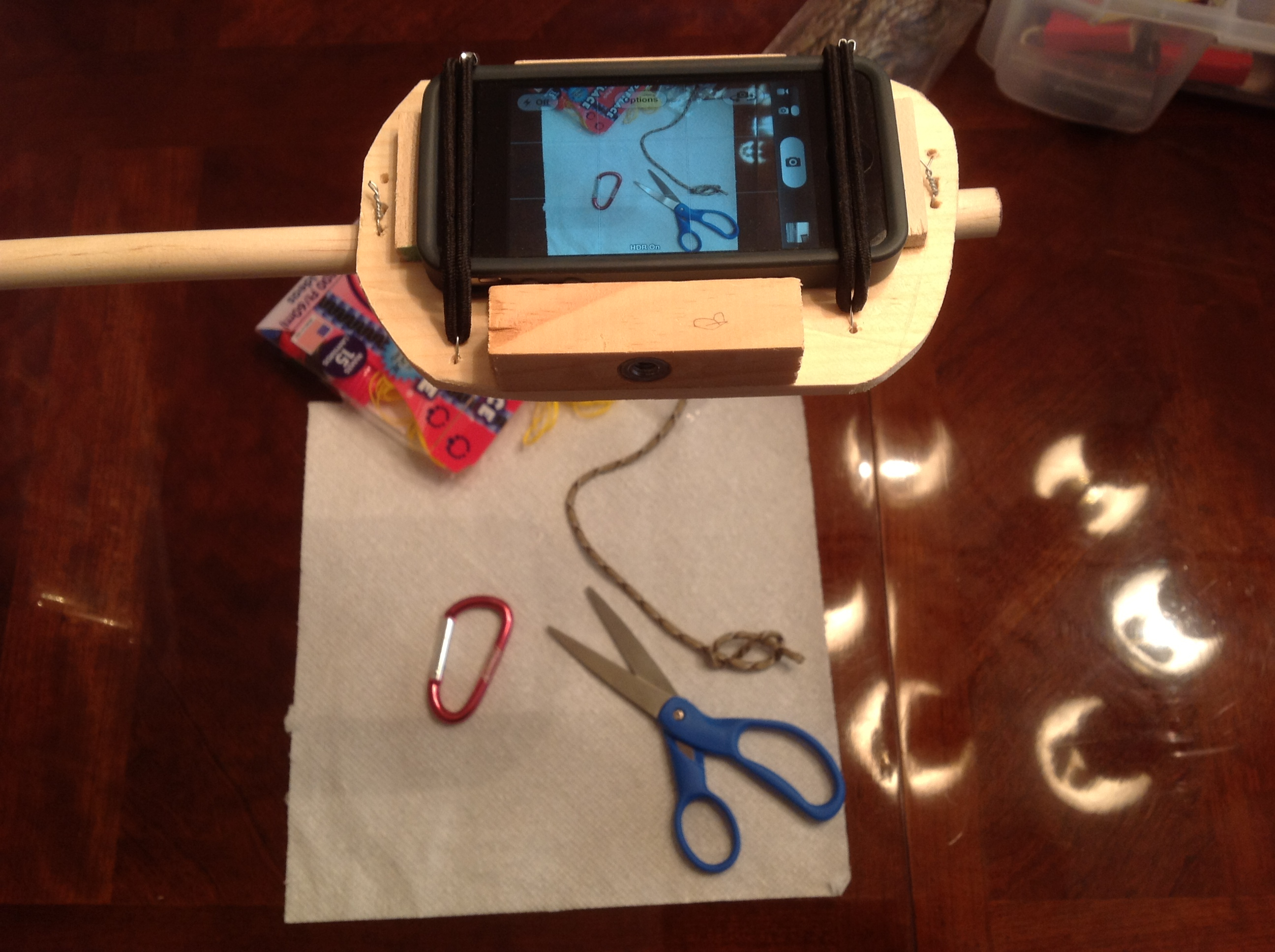 How to Make a Cell Phone / IPhone Camera Boom and Tripod 6 Steps