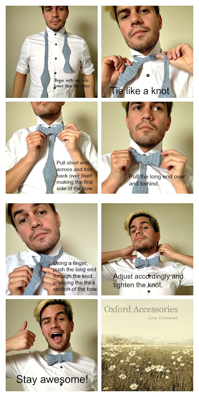 Freestyle Bow Tie Tutorial
