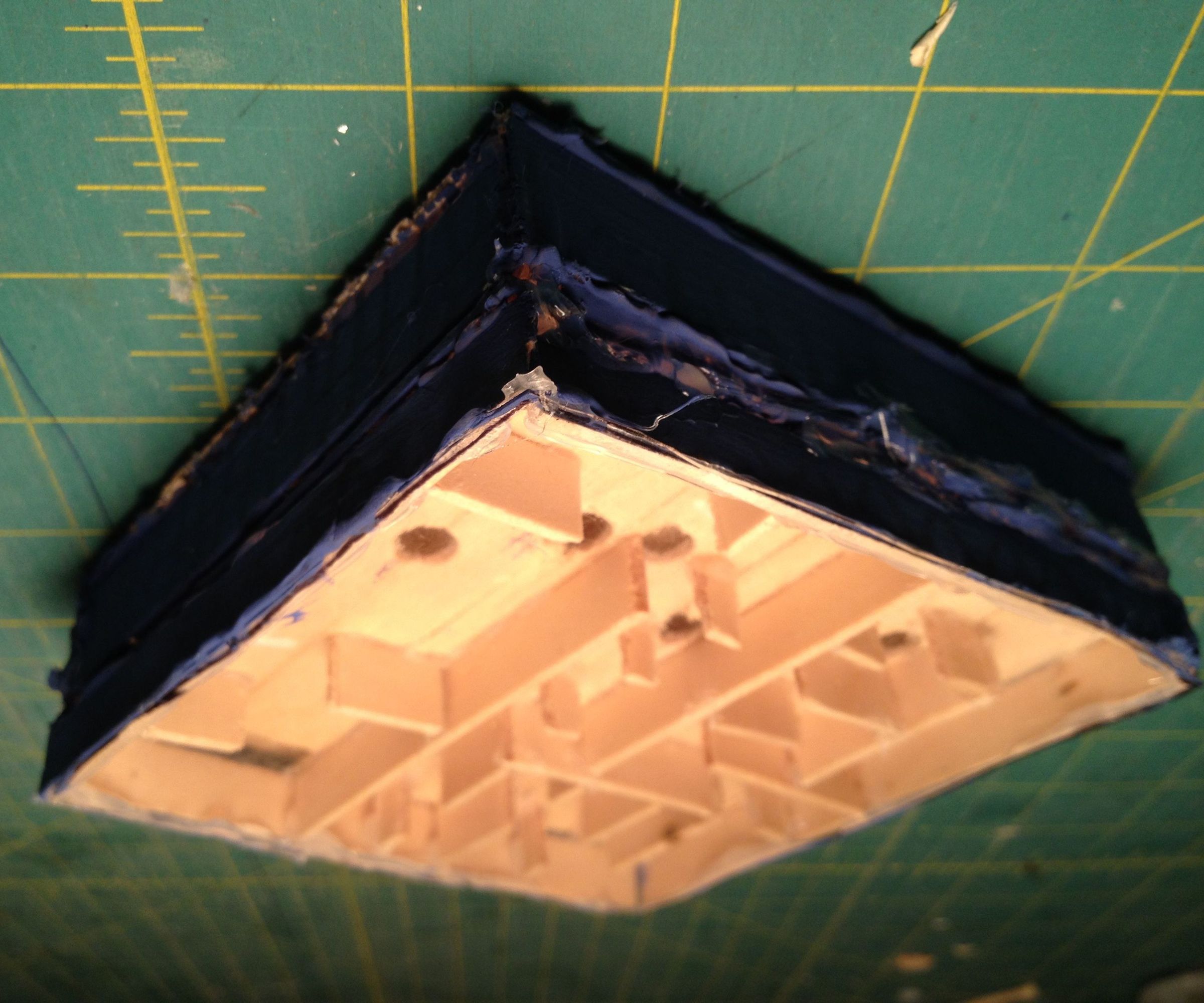 Popsicle Stick Marble Labyrinth