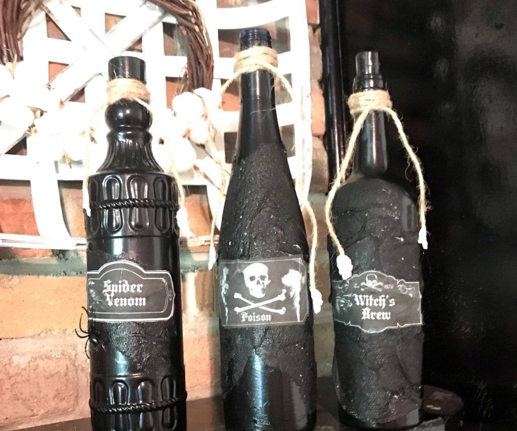 Make These Cheap & Easy DIY Halloween Potion Bottles
