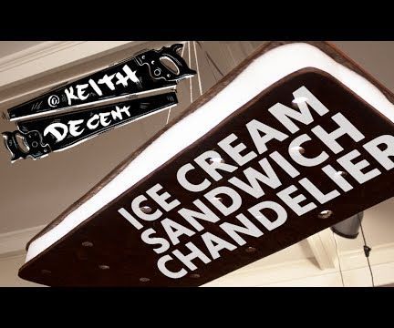 Giant Ice Cream Sandwich Chandelier