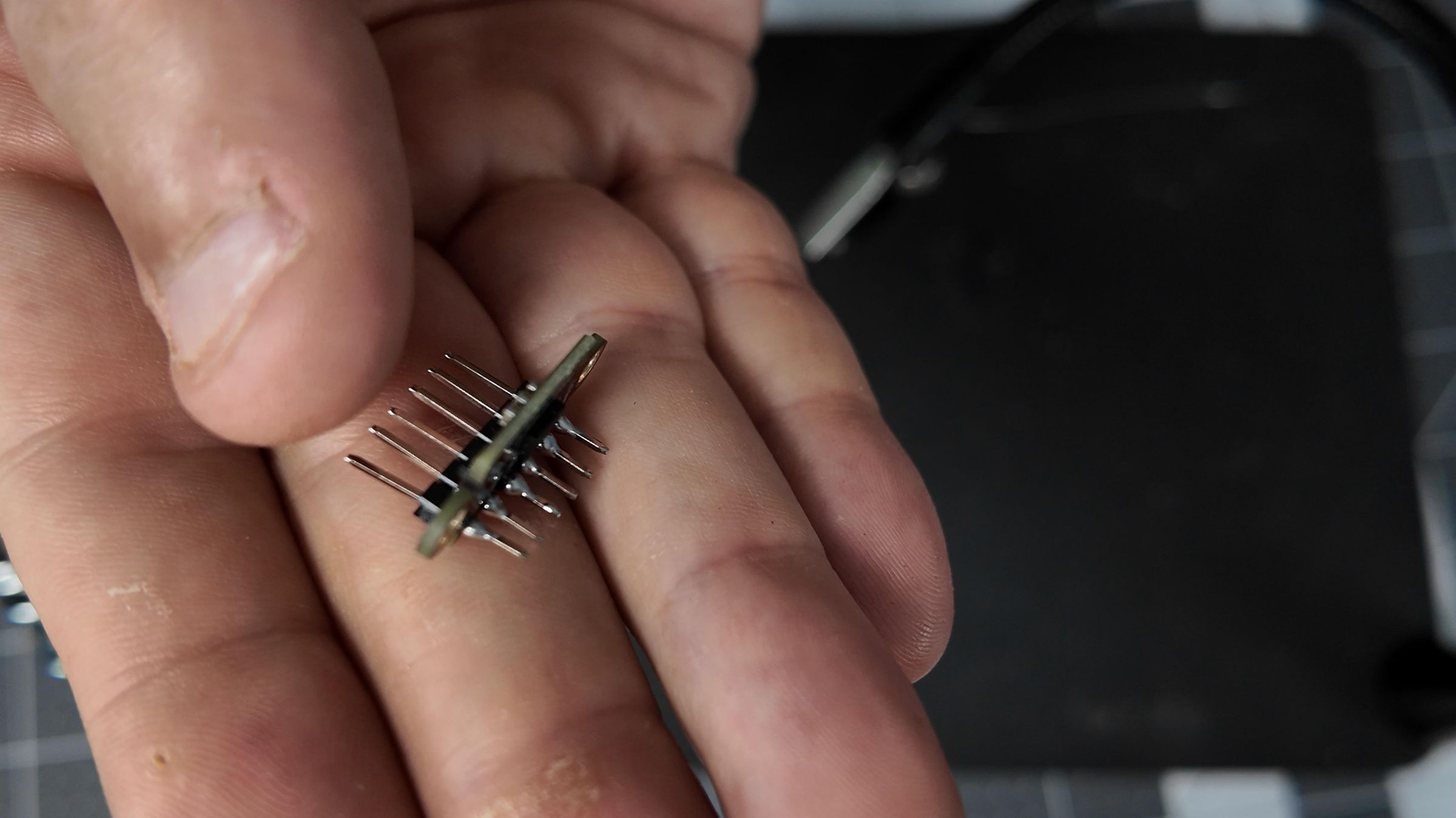 Sensor Boards ระหว่างขั้นตอนประกอบ Bread Proof Monitor
