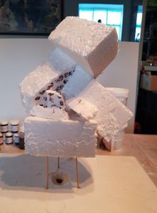 Assemble the Styrofoam Pieces