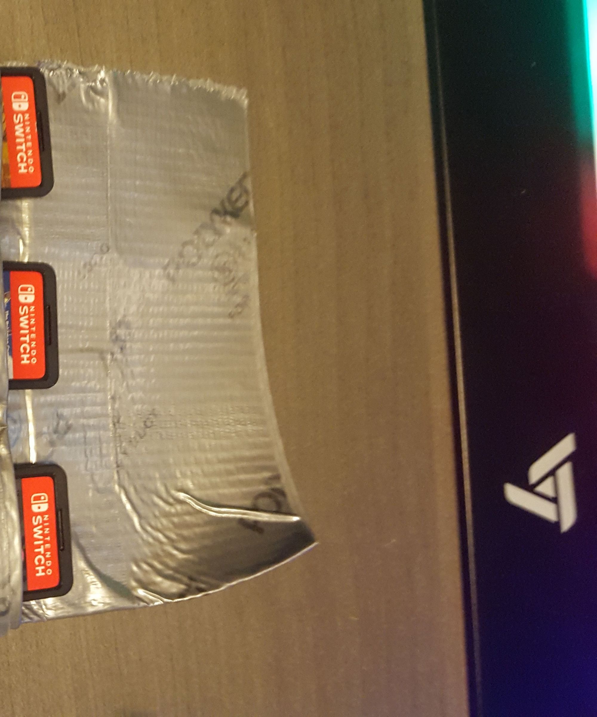Duct Tape Game Cartridge Holder