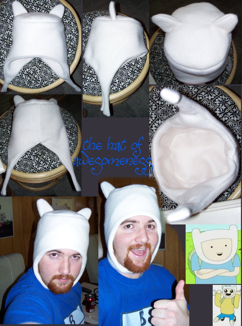 Adventure Time Finn's Hat + Pattern 9 Steps (with Pictures