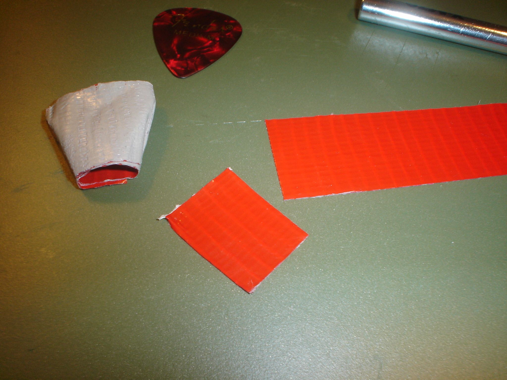 Stickon Duct Tape Guitar Pick Holder 9 Steps Instructables