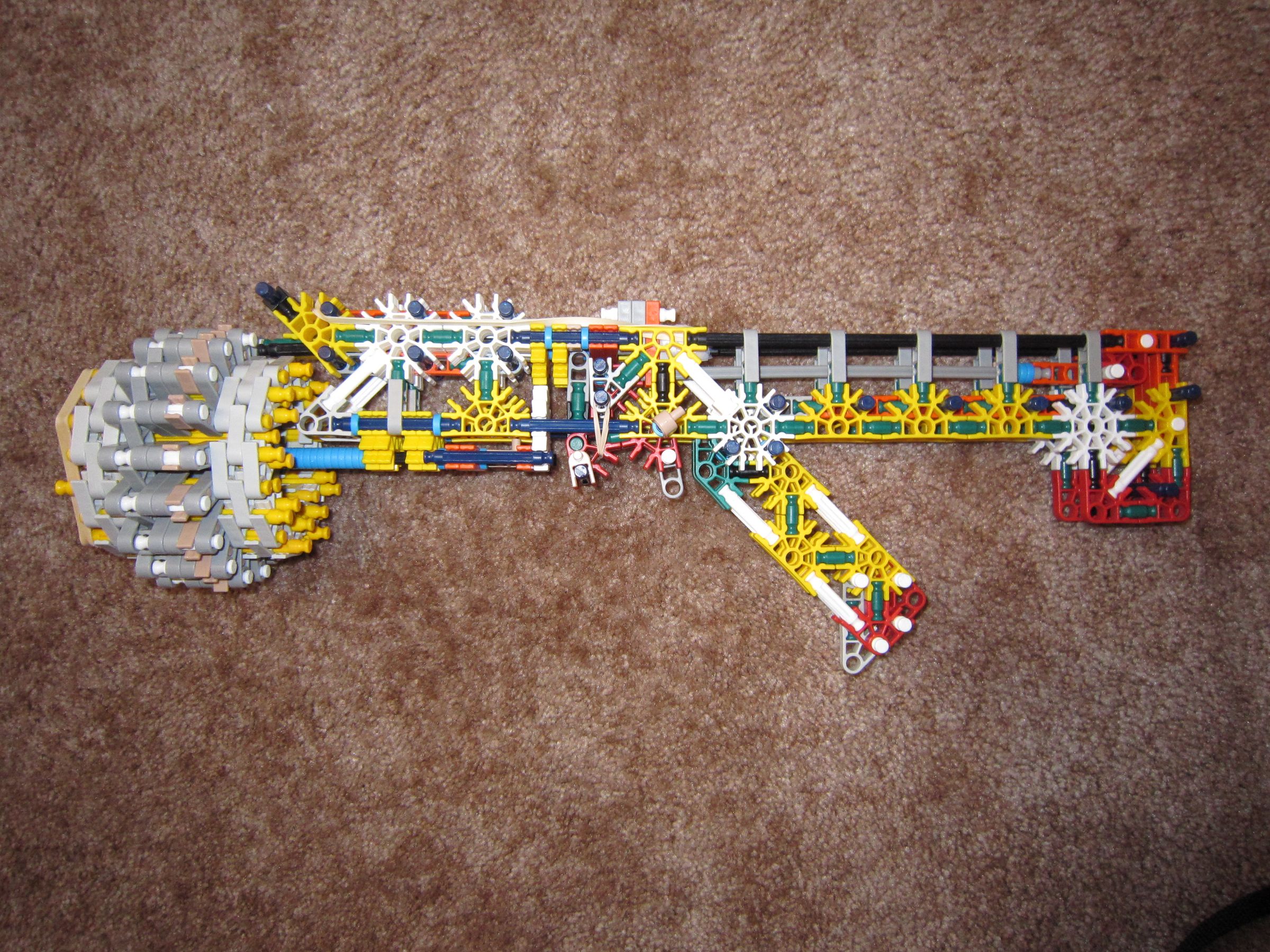 Piece Efficient K'nex Turret Rifle