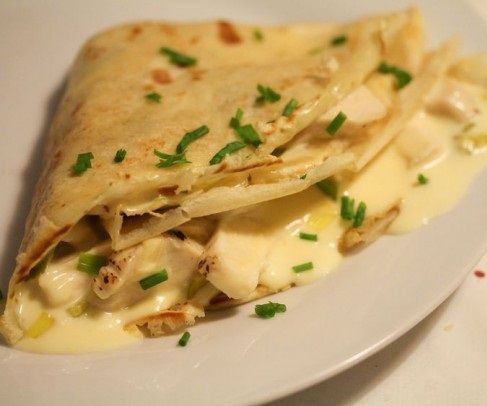 Gorgonzola Dolce and Walnut Crepes Recipe