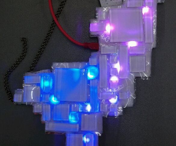 Tile Neopixel Necklace