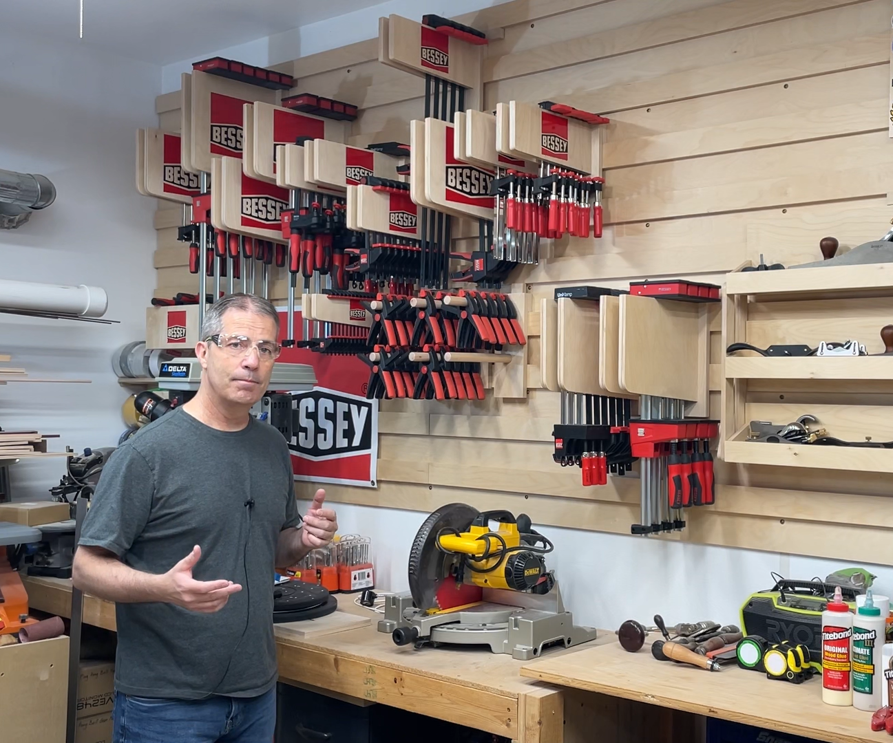 Clamp Racks From Scrap Plywood