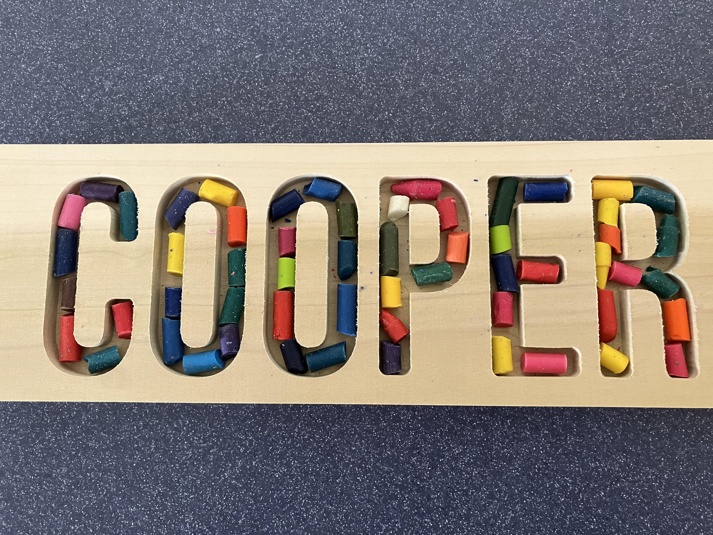 Melted Crayon Name Plate 3 Steps (with Pictures) Instructables