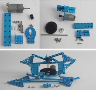 Then the Follow Is Show How the Motor Combine With the Base Mechanism.