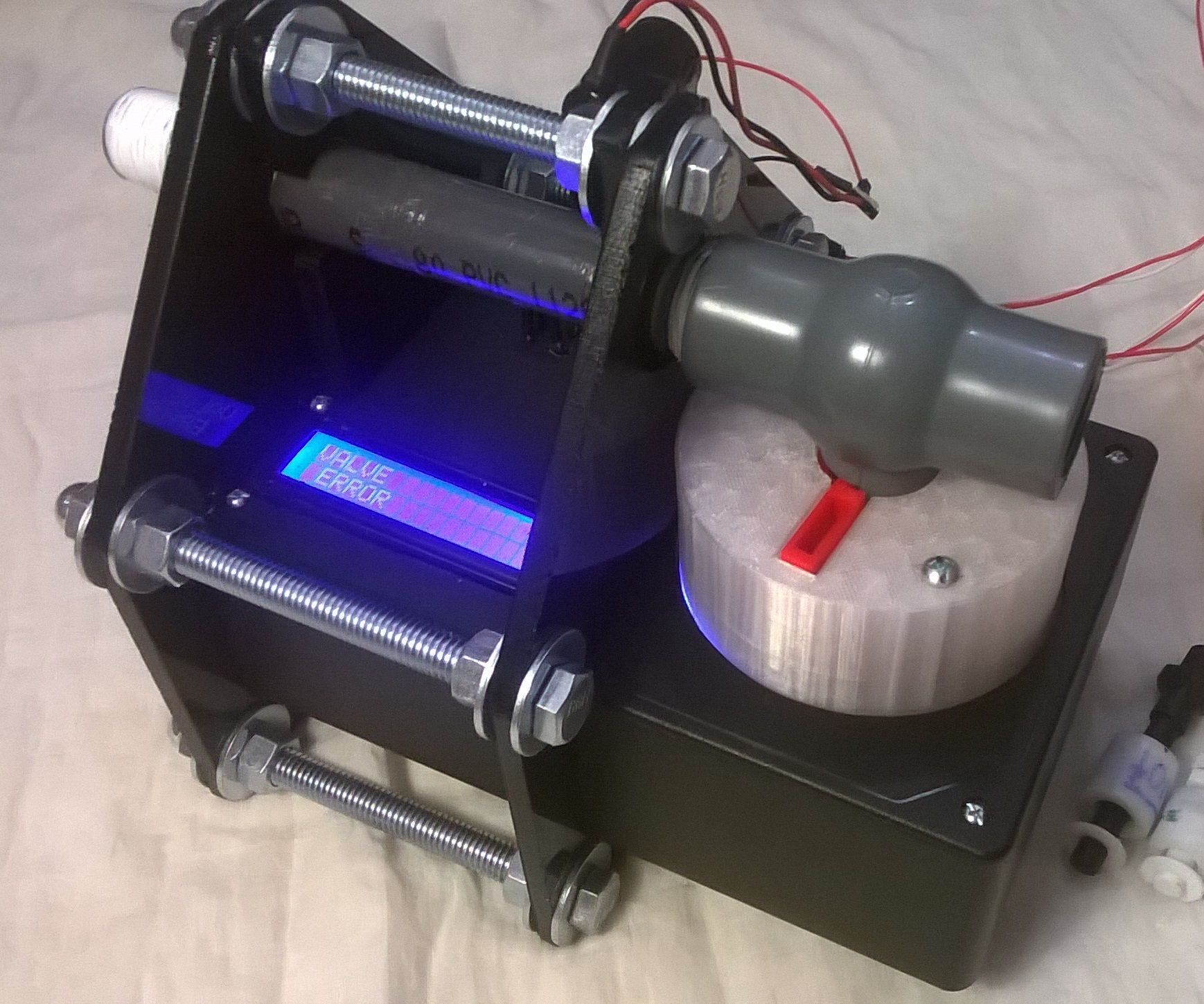 Actuated 1/2" PVC Ball Valve