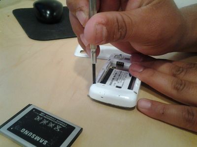 Unscrew the Screws.