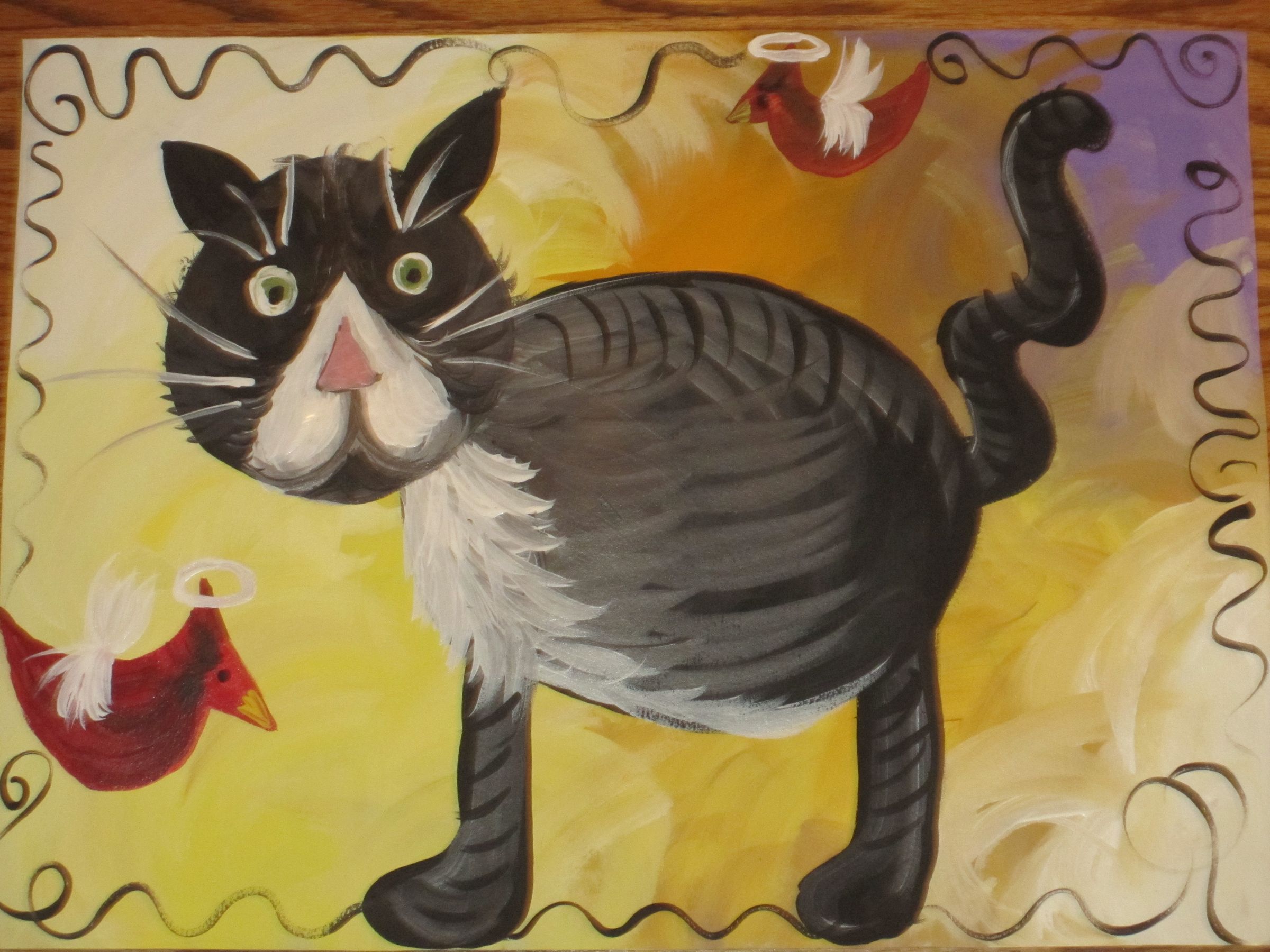 PLACEMATS FEATURING YOUR ART From Scrap Linoleum: