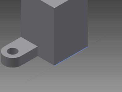 Autodesk Inventor 2014 How to Use Projected Geometry and Work Planes ...