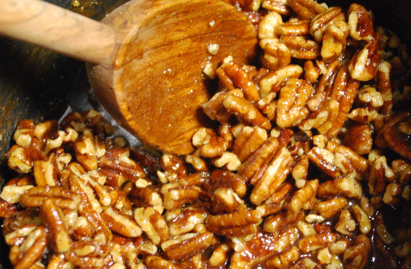 Spicy Orange Bourbon Sweet Potato Bread