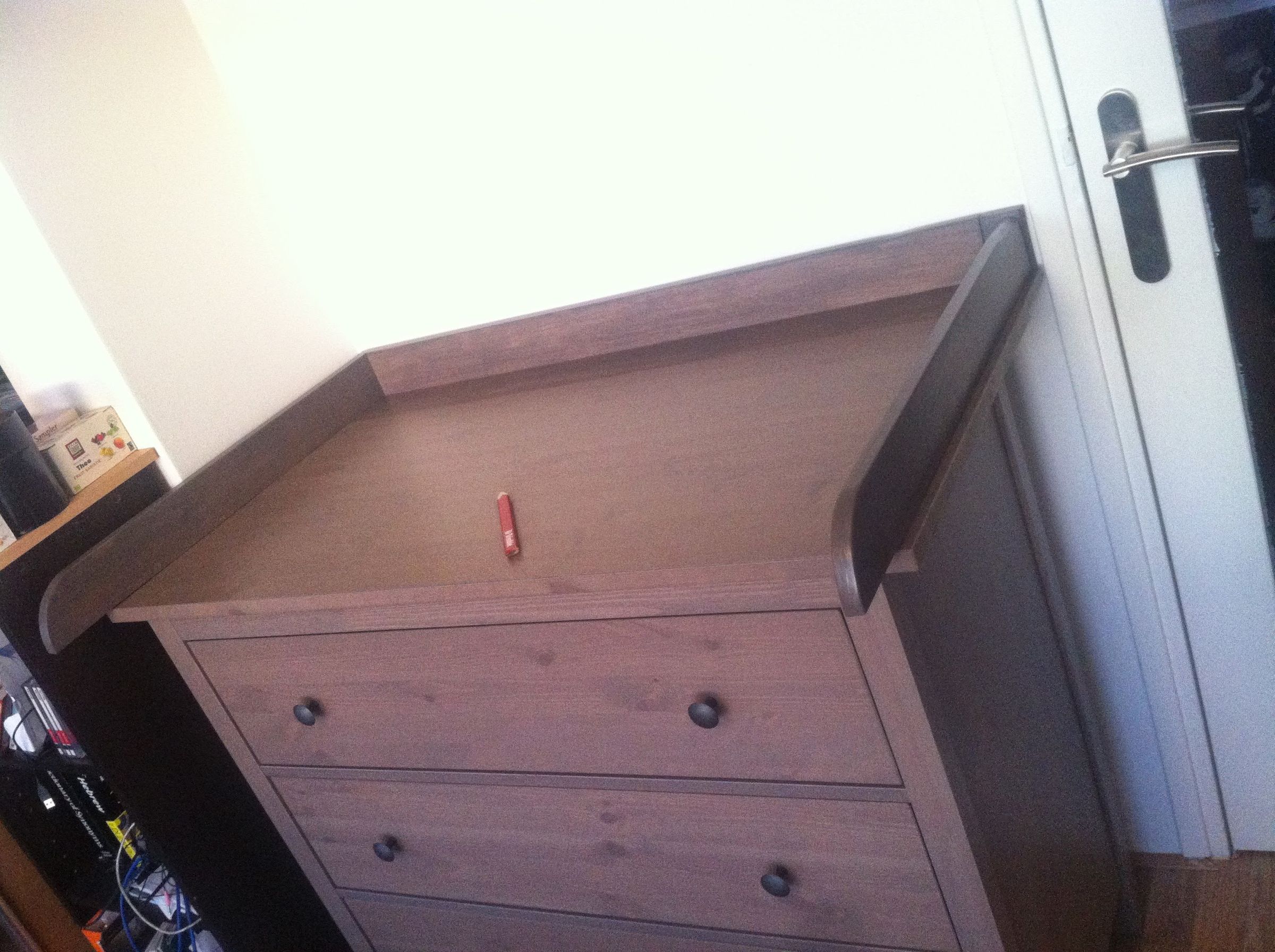 Hemnes Baby Changing Dresser IKEAHack 5 Steps (with Pictures