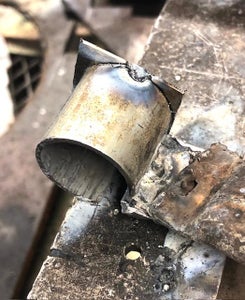 Cut and Tack One Side of the Body