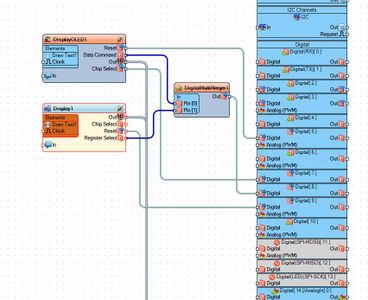 In Visuino Add & Connect Components