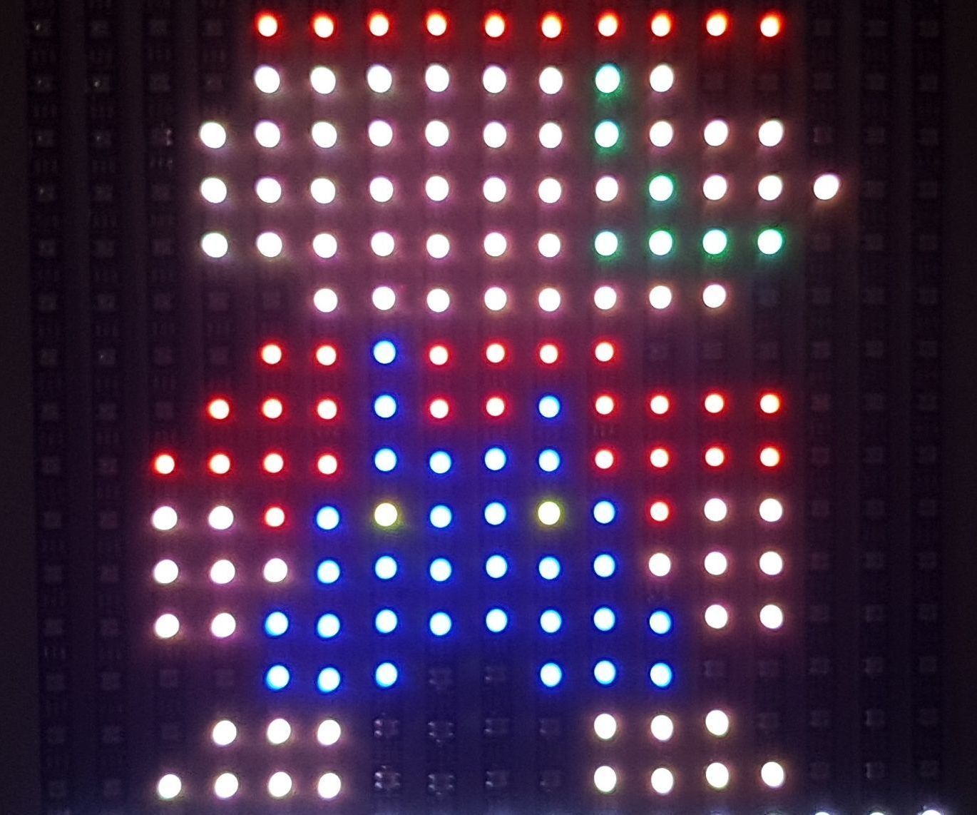 LED Panel Controlled With Arduino