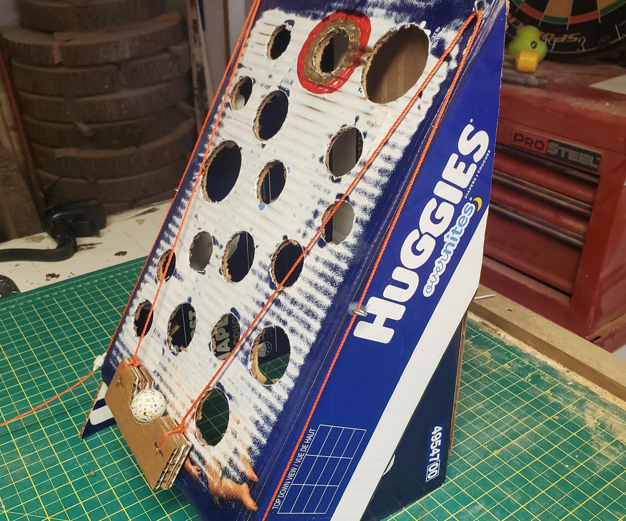 'Survivor' Inspired DIY Ball Pulley Game 7 Steps (with Pictures