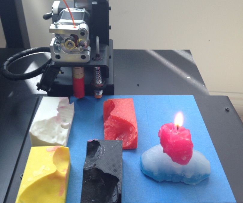 Custom Wax Candles - Using 3D Printed Molds