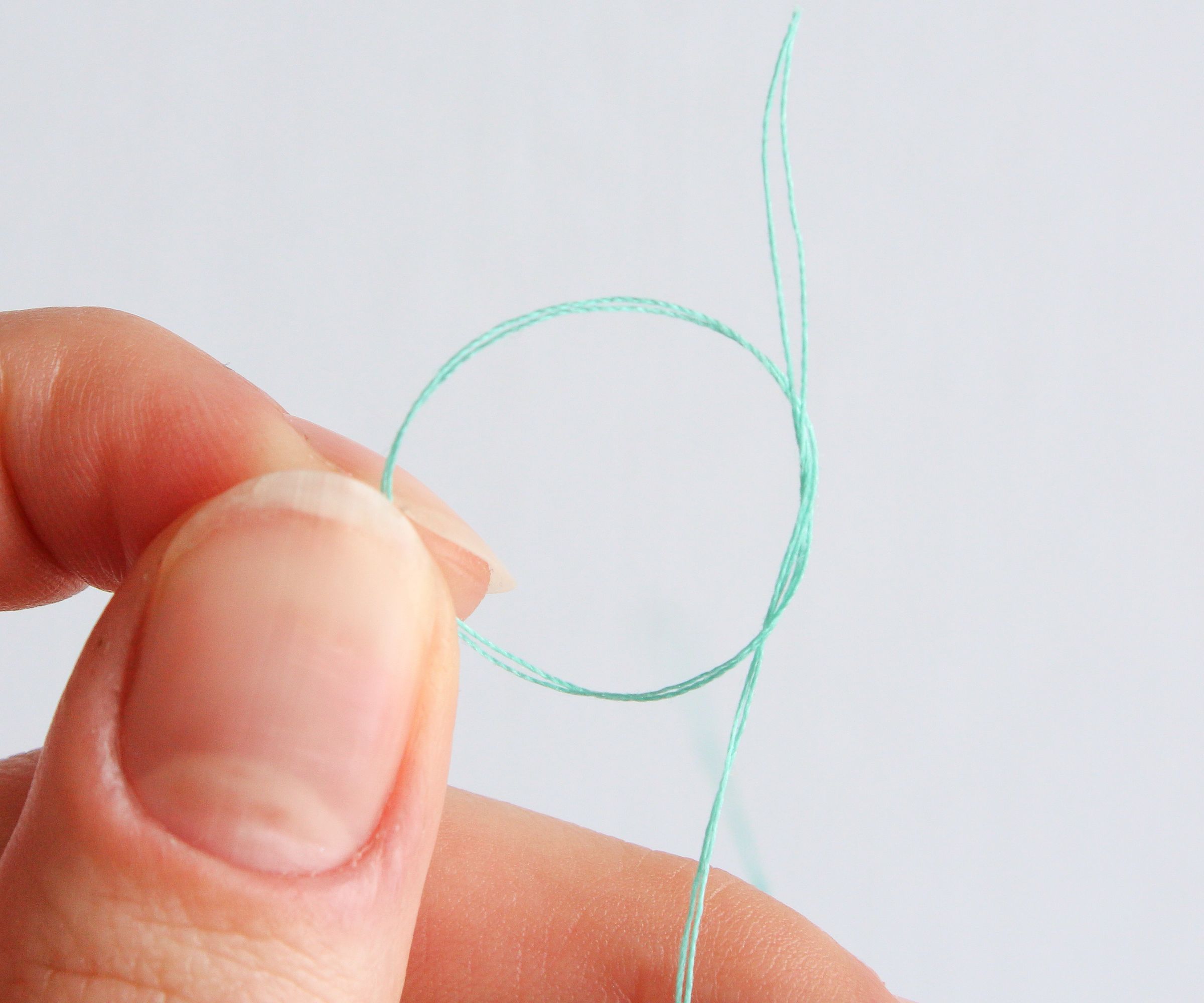 Threading Needles and Knotting Thread 4 Steps Instructables